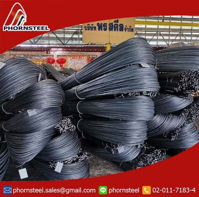 เหล็กเส้นกลม และ เหล็กข้ออ้อย (Round Bar SR24 และ Deformed Bar DB40) เป็นเหล็กก่อสร้าง มีความยาวที่ 10 เมตร มีหลากหลายขนาดให้เลือก
